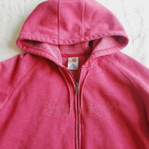 Carhartt Tops - CARHARTT zip up hoodie sweatshirt size XL